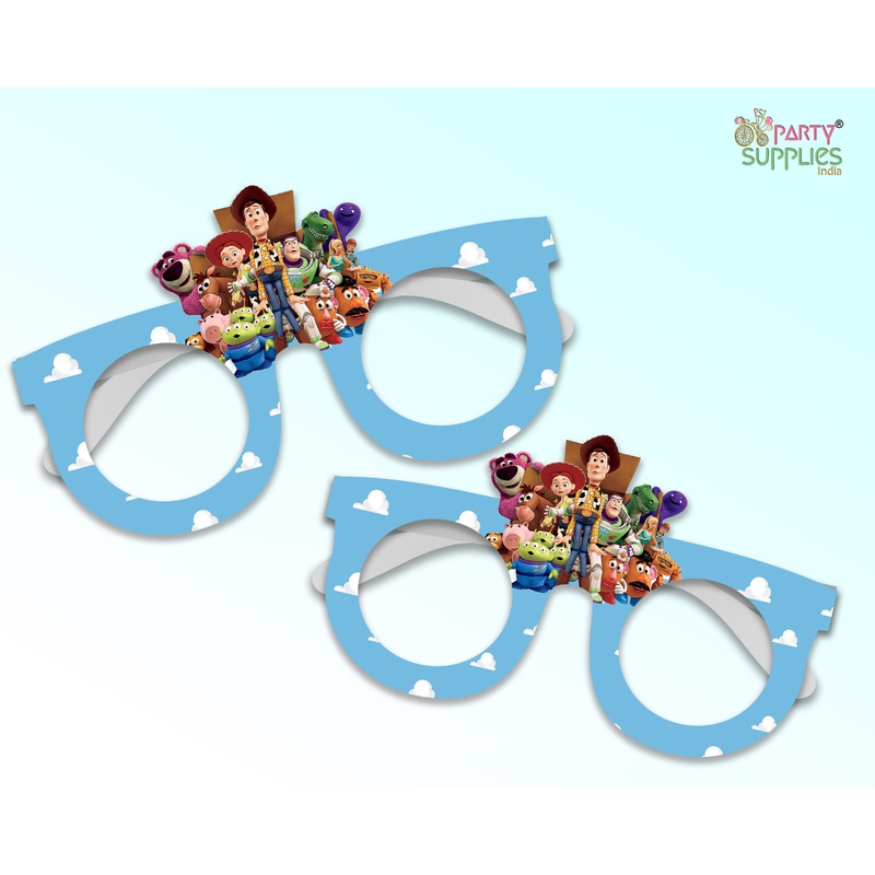 Toy Story Theme Birthday Party glasses