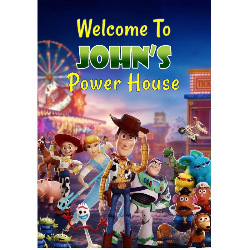 Toy Story Theme Welcome Board