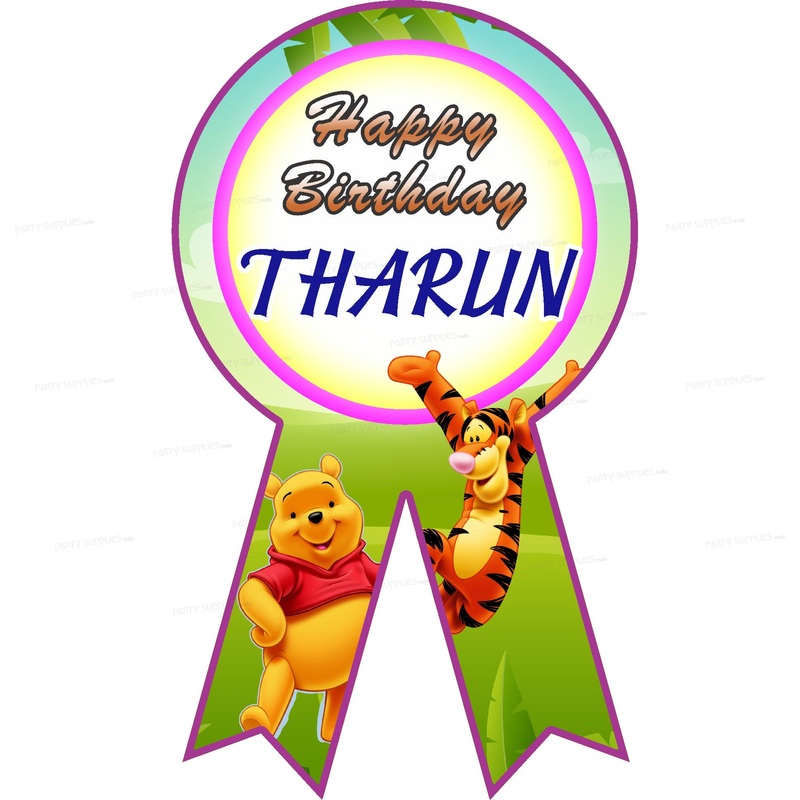 Winnie the Pooh Theme BADGES