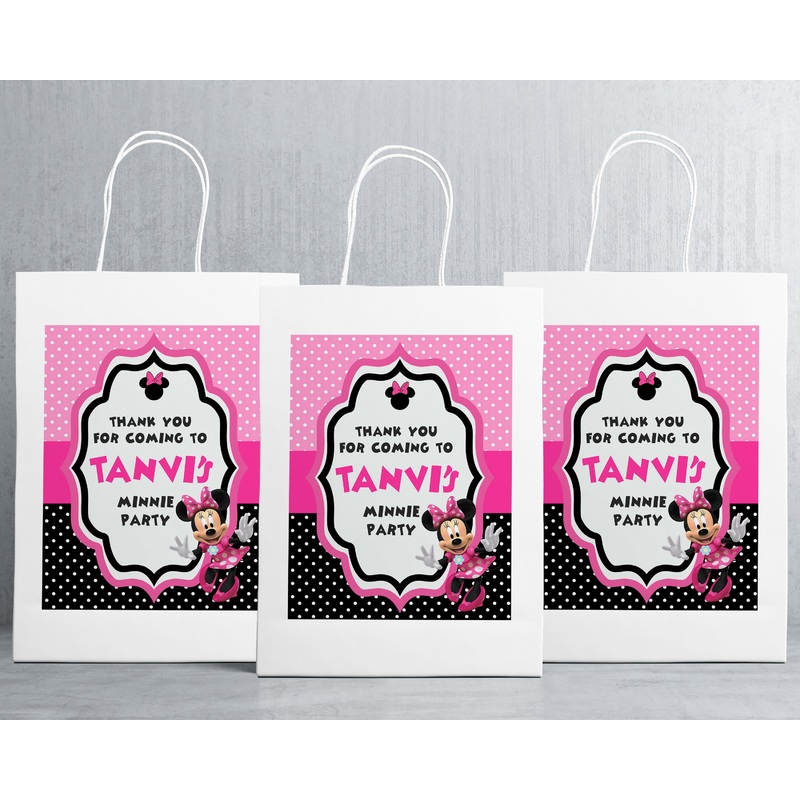 Minnie Mouse Theme Oversized Return Gift Bag