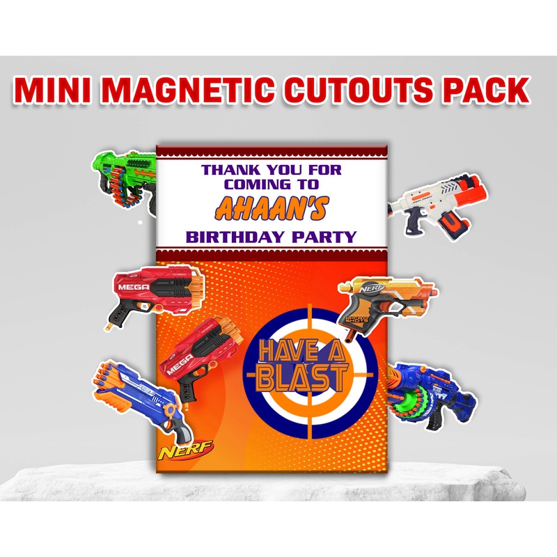 Nerf Theme Theme Mini Magnetic Return Gift Pack