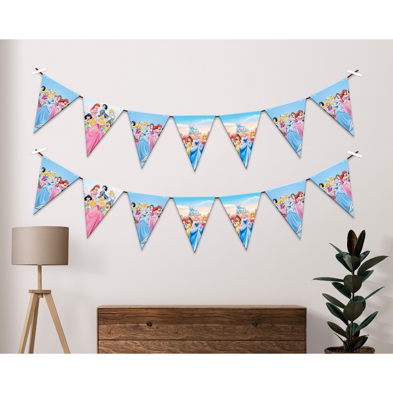 Princess Theme Princess Customized Flag Hanging