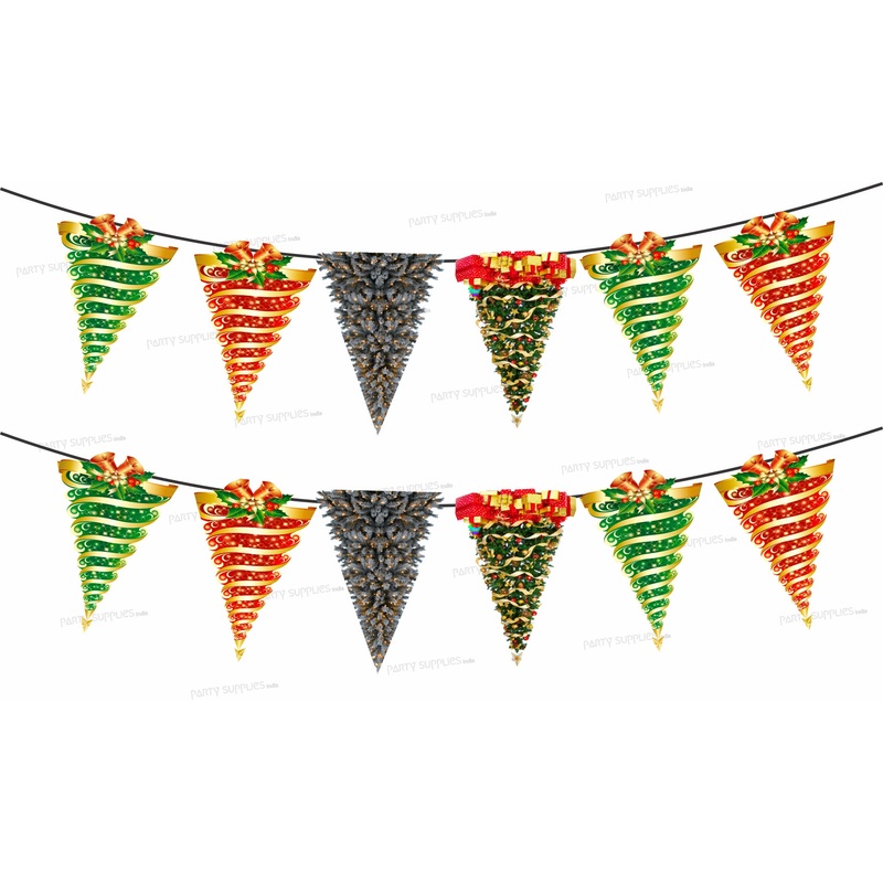 PSI Christmas Theme Flag Bunting