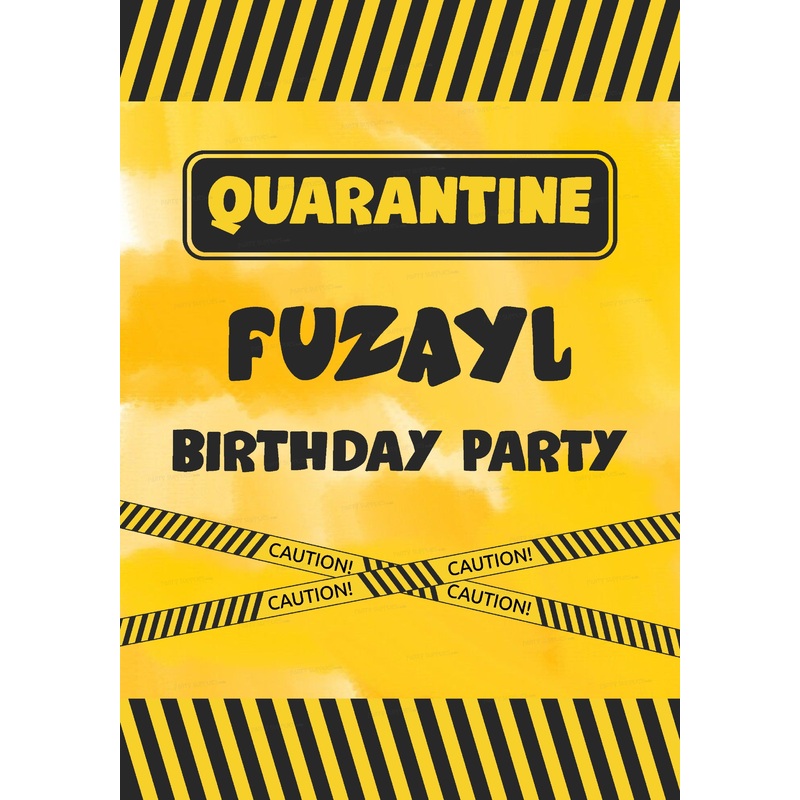 Quarantine Theme Welcome Board