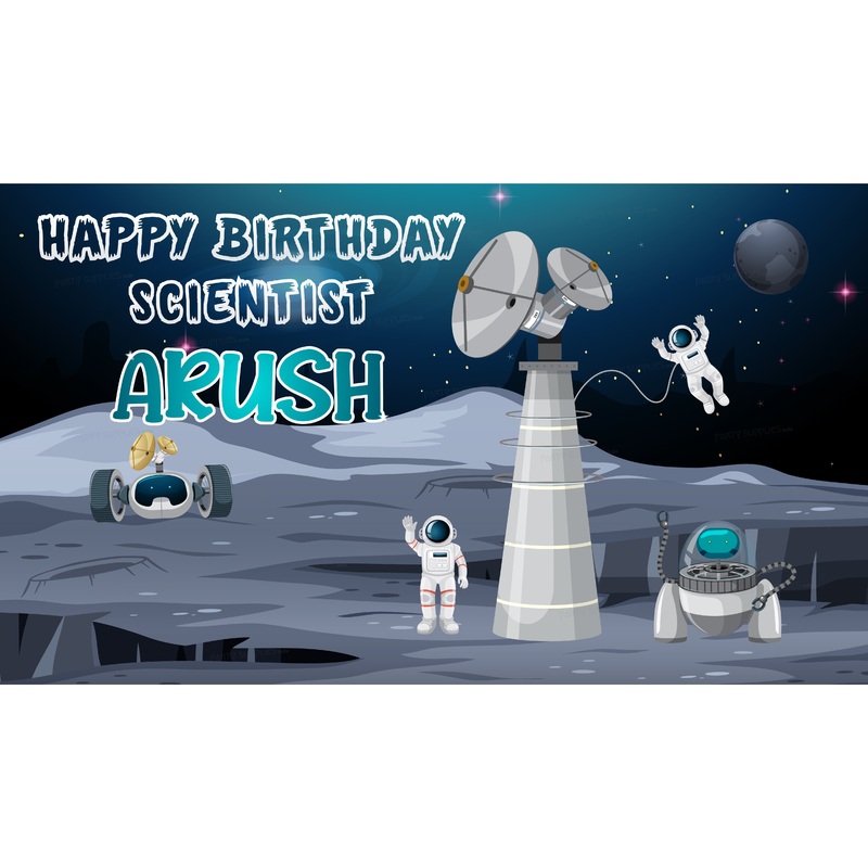 Space Theme Customized Backdrop