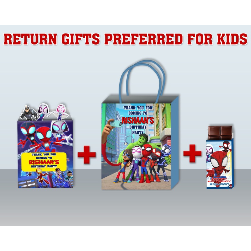 Spidey Theme Return Gift Combo
