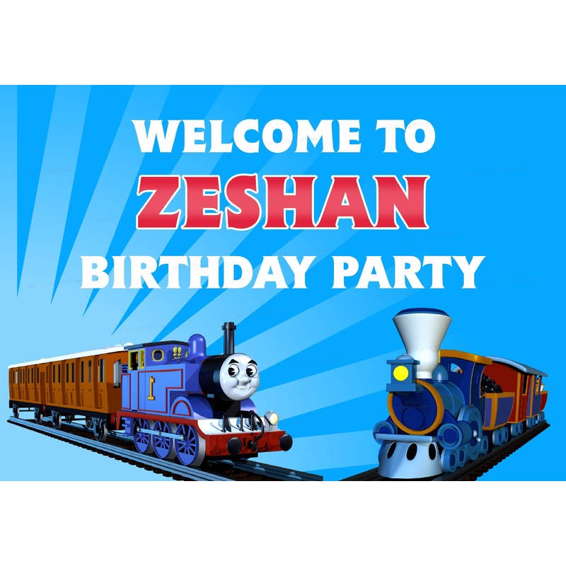 Thomas and Friends Theme Customized Welcome Board