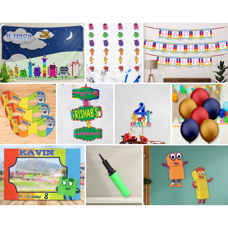 Number Blocks Theme Exculsive Combo Kit