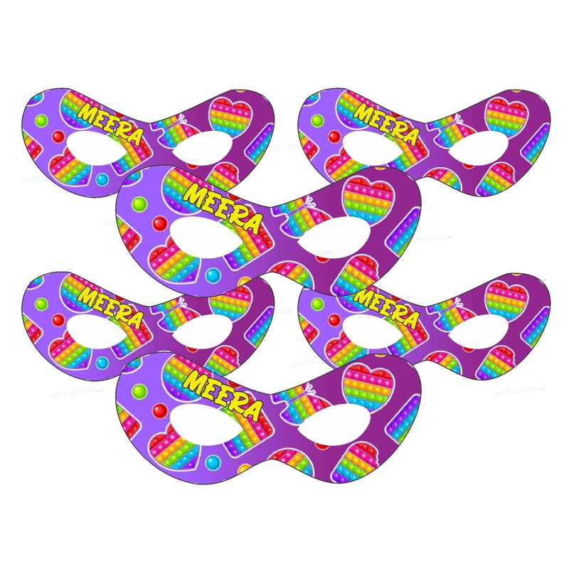 Pop It Theme  Personalized Eye Mask