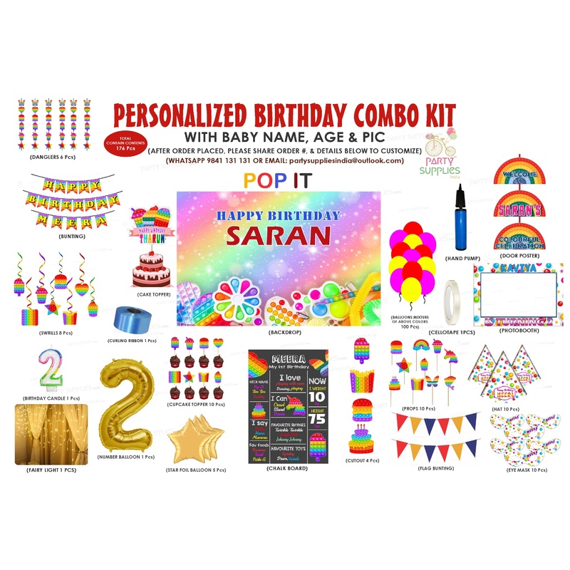 Pop It Theme Premium Combo Kit