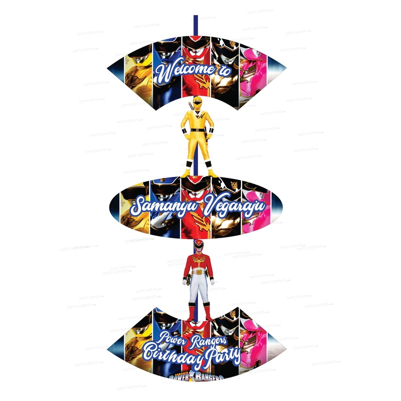 Power Rangers Theme Door Poster