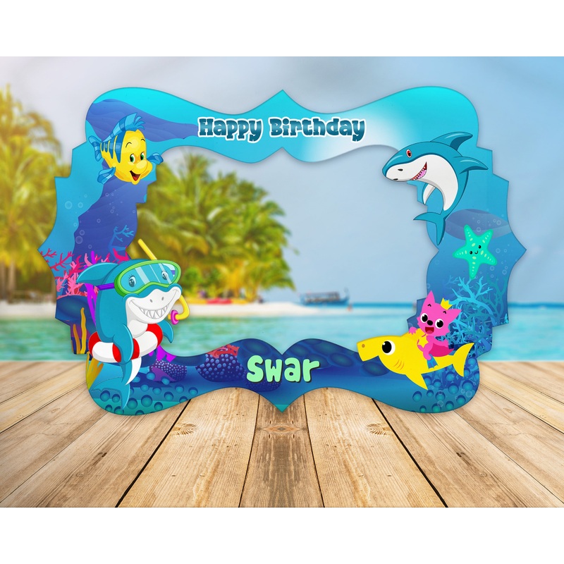 Shark Theme Personalized Photobooth