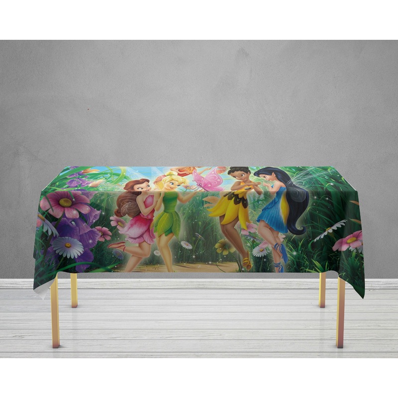 Tinkerbell Theme Cake Tablecover