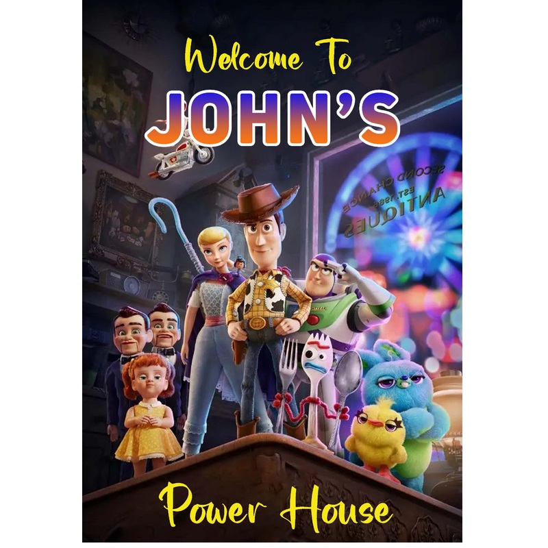 Toy Story Theme Customized Welcome Board