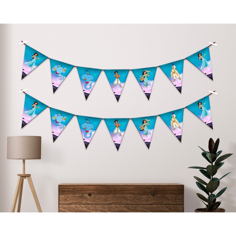 Aladdin Theme Flag Bunting