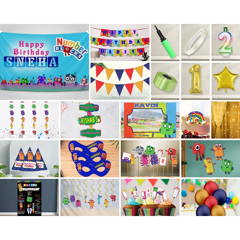 Number Blocks Theme Premium Combo Kit