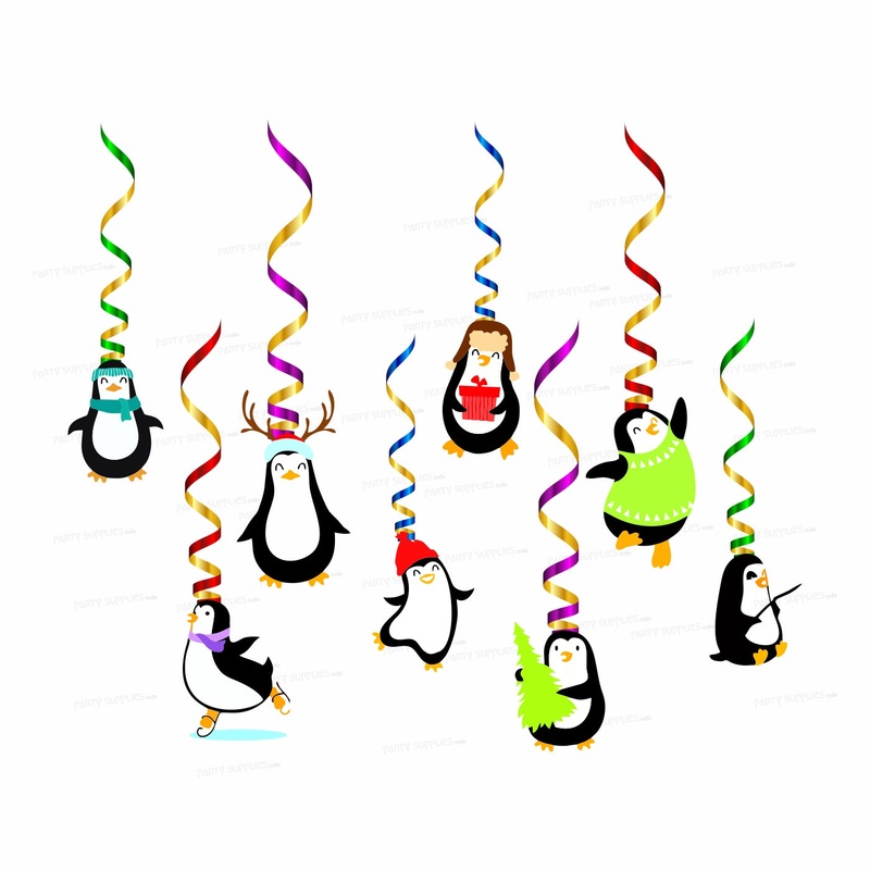 Penguin Theme Swirls