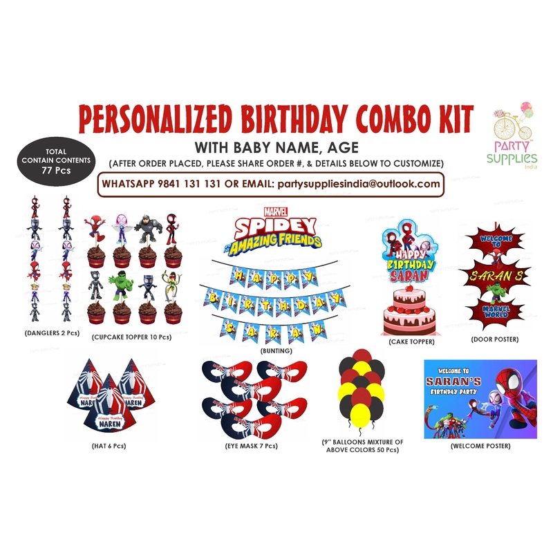 Spidey and his Amazing Friends Theme Preferred Combo Kit