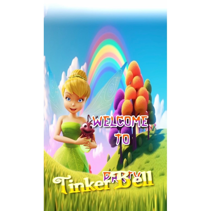 Tinker Bell Theme E-Video Invite