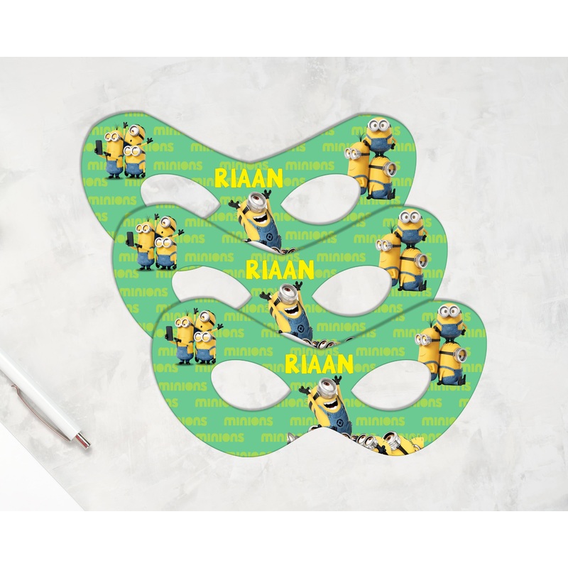 Minion Theme Personalized Eye Mask