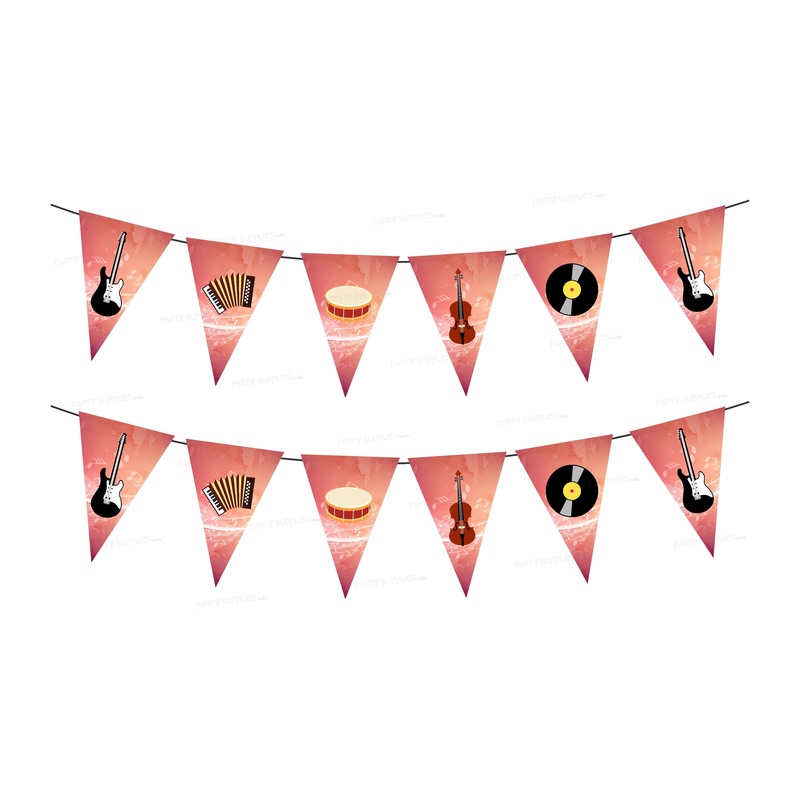 Music Theme Flag Bunting