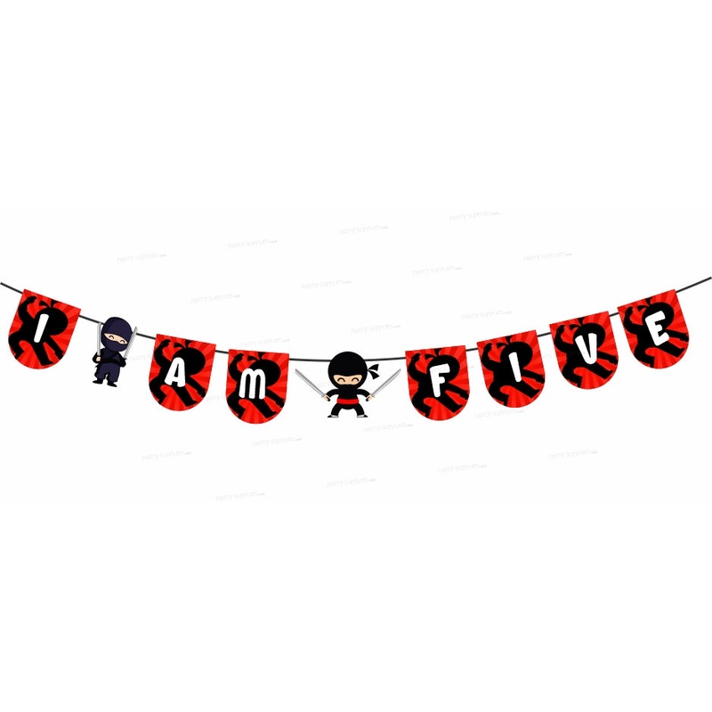 Ninja Theme Baby Age Hanging