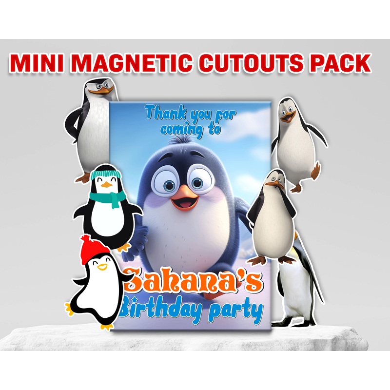 Penguin Theme Mini Magnetic Return Gift Pack