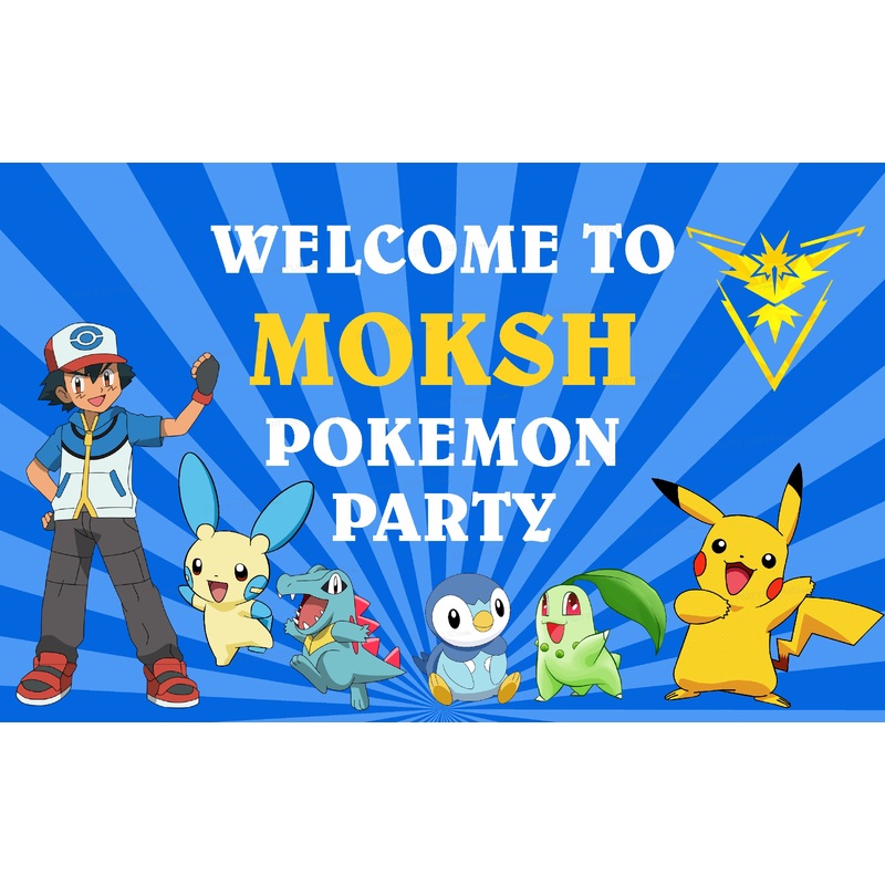 Pokemon  Personalized Theme Welcome Board
