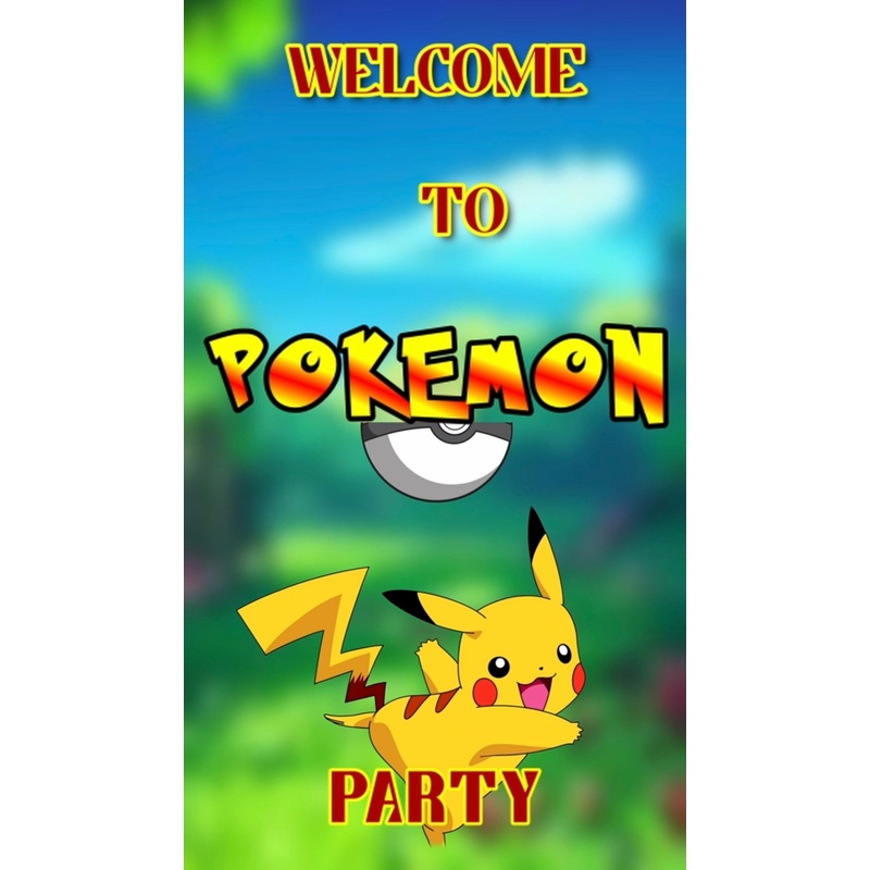 Pokmon Theme E-Video Invite