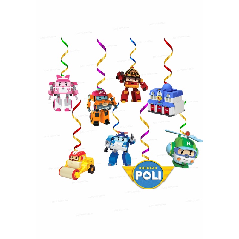 Robo Poli  Theme  Swirls