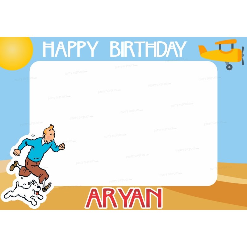 Tintin Theme Customized PhotoBooth