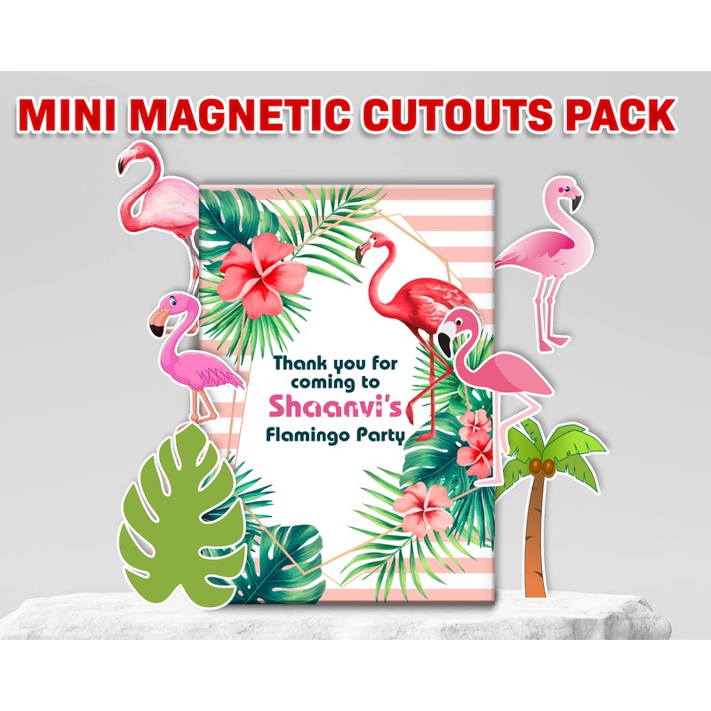 Flamingo Theme Mini Magnetic Return Gift Pack