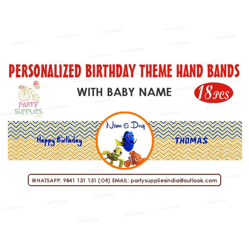 Nemo and Dory Theme Hand Band