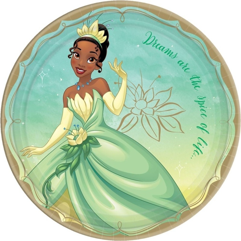 Plates - Tiana, Disney Princess, Round, 9"