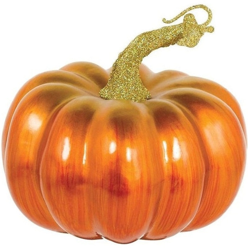 Small Matte Metallic Pumpkin