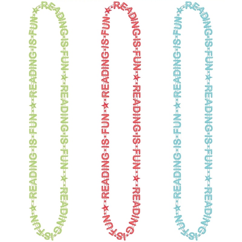 Necklace - Reading Beads, 33", 6 Count