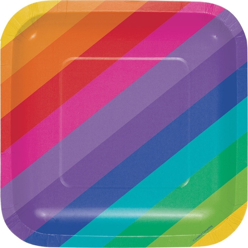 Plates - Rainbow Dessert