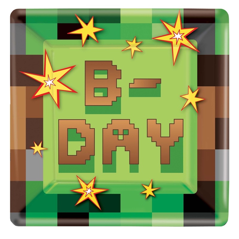 Plates - TNT Party!, Square, 9"