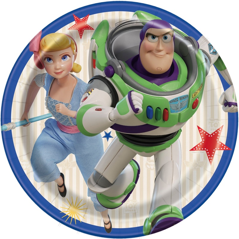 Plates - Toy Story 4, 7", 8 Count