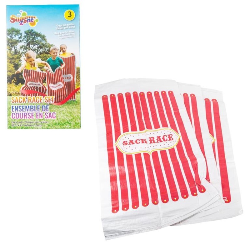 Potato Sack Race Sacks, Set of 3