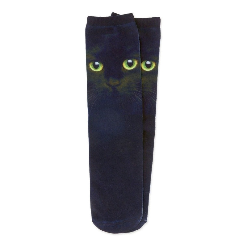 Socks - Two Left Feet Medium / Large Halloween Sub Black Cat