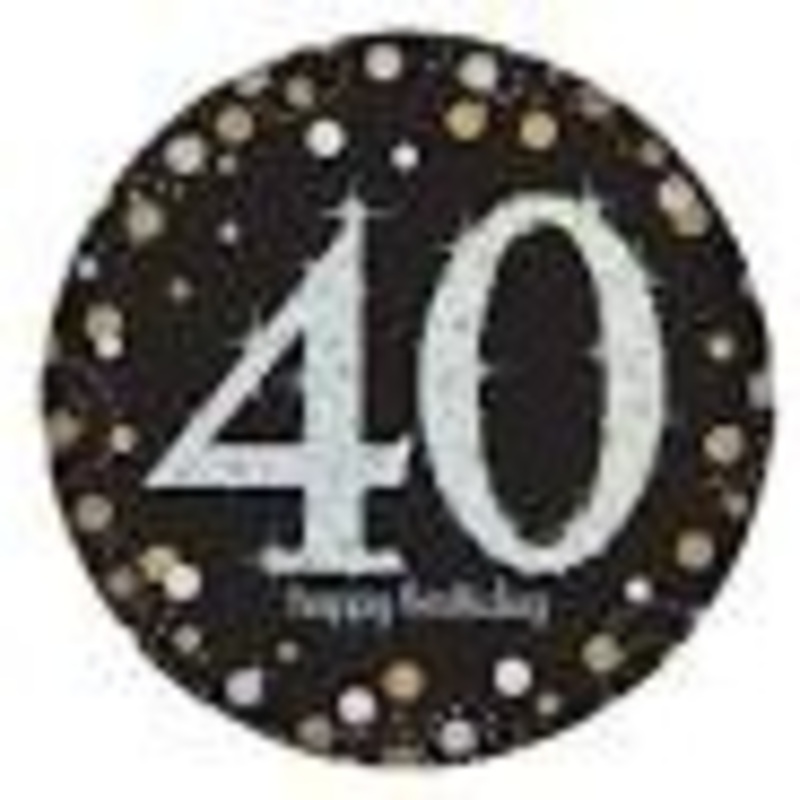 Sparkling Celebration 40 Round Plates, 7"