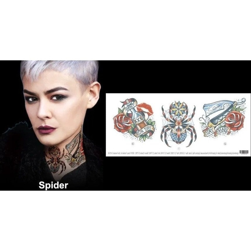 Tattoo - Neck Spider