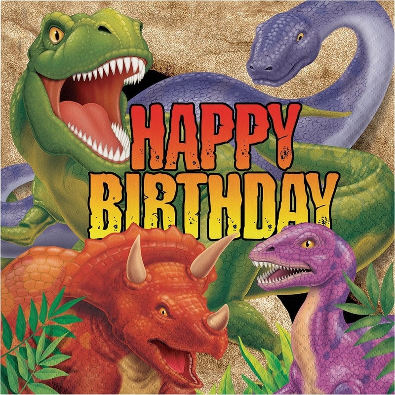 Napkins - Dinosaur Birthday