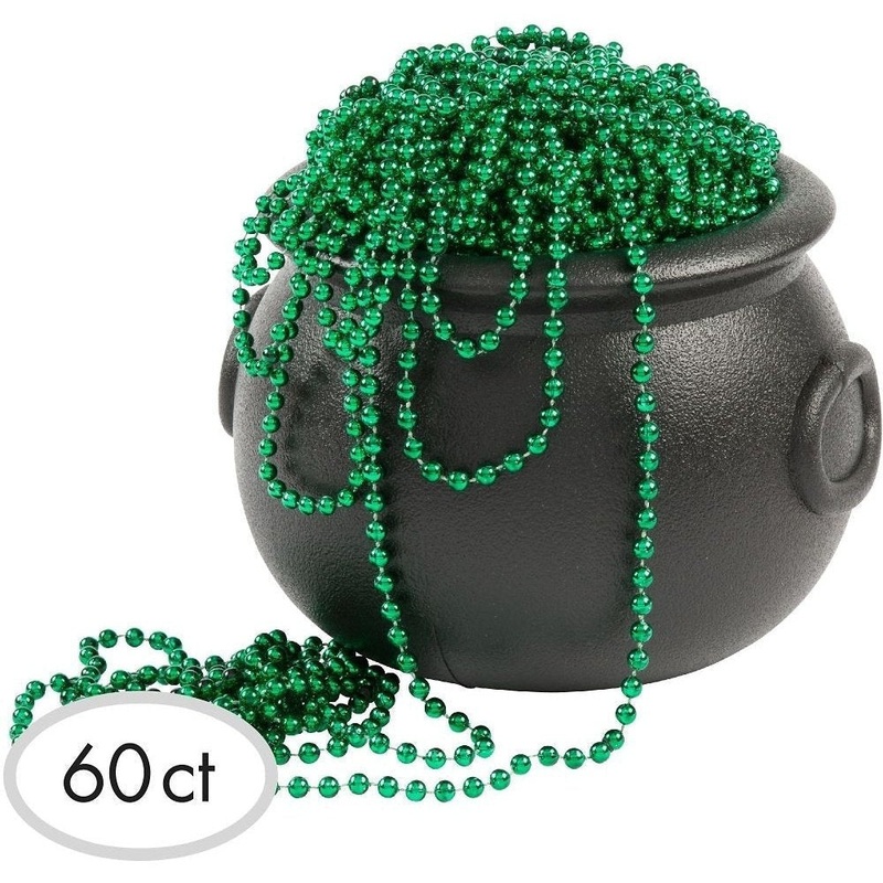 Plastic Pot of Beads