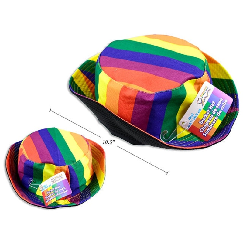 Pride Rainbow Bucket Hat
