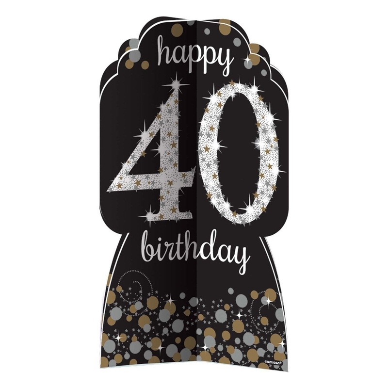 Sparkling Celebration 40th Birthday Room Decorating Kit