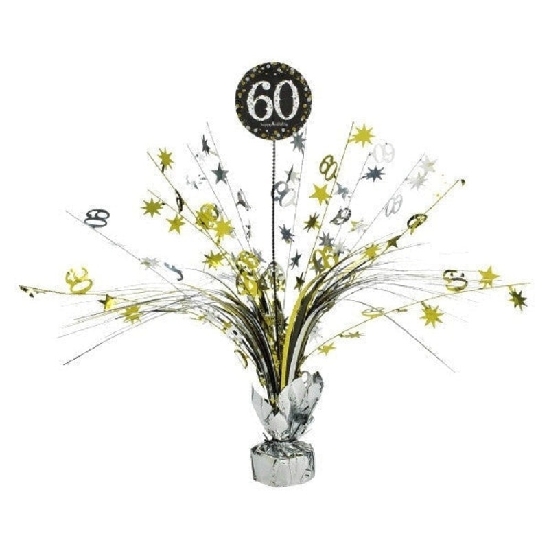 Sparkling Celebration 60th Birthday Spray Centerpiece