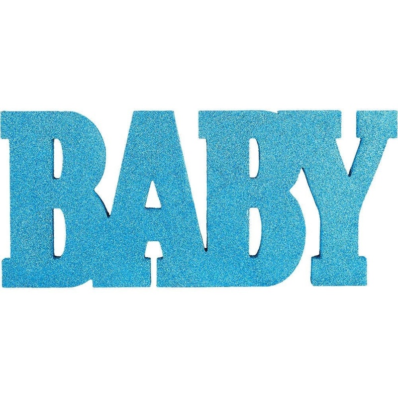 Standing MDF Sign - Blue