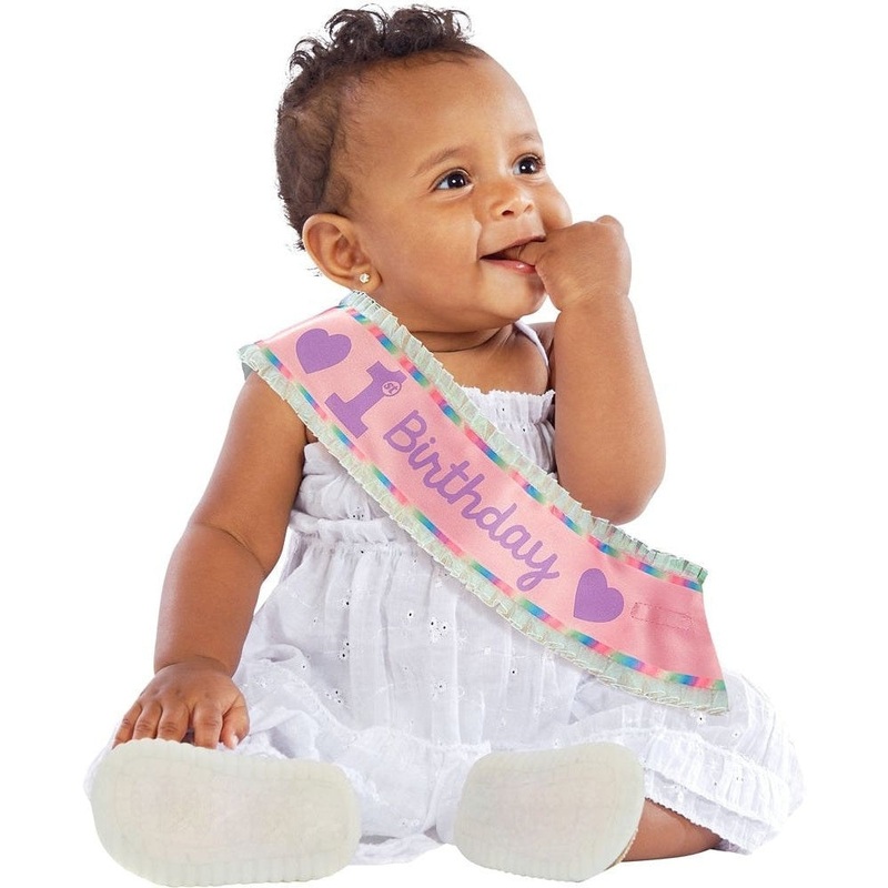 1st Birthday Sash - Pink
